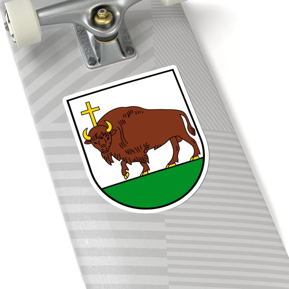 Perloja COA (Lithuania) (Coat of Arms) STICKER Vinyl Kiss-Cut Decal - The Sticker Space