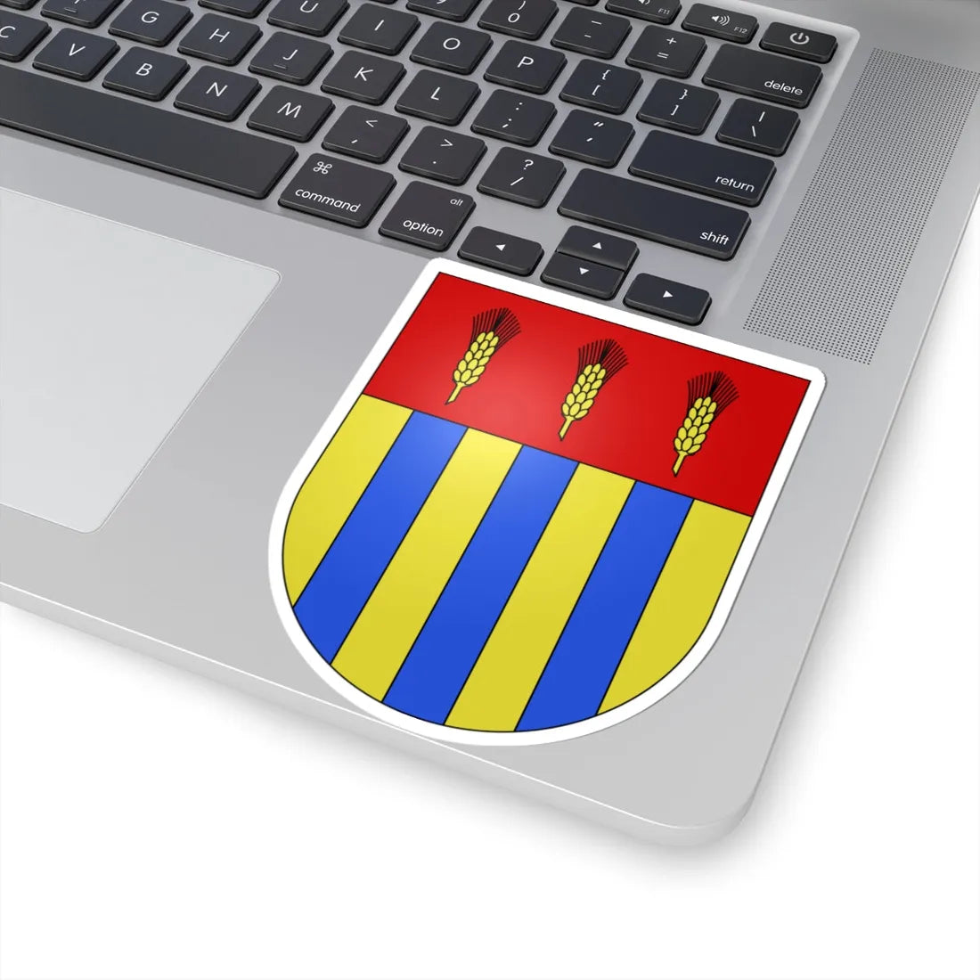 PerlyCertoux-coat of arms (Switzerland) (Coat of Arms) STICKER Vinyl Kiss-Cut Decal - The Sticker Space