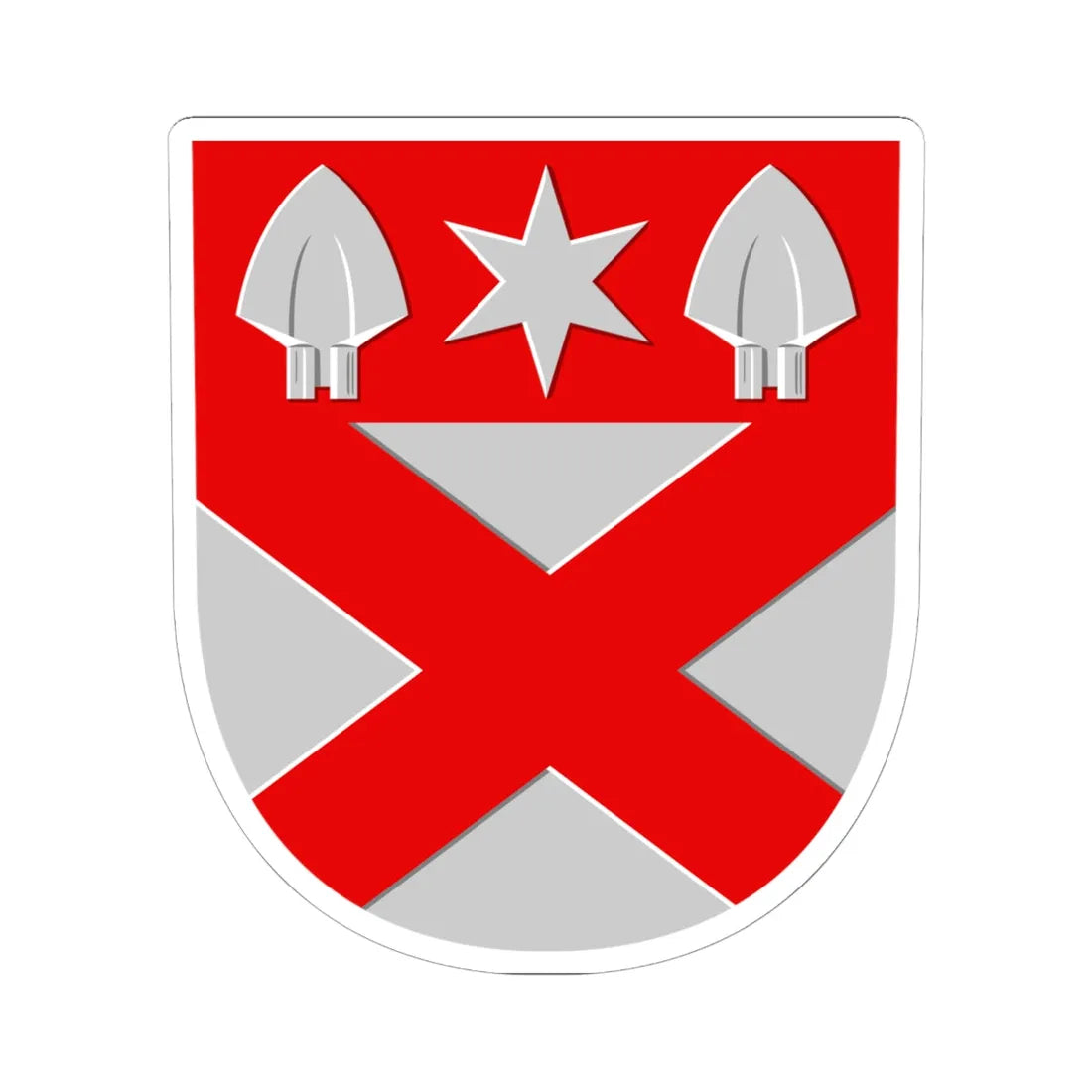 Pernaja.vaakuna (Finland) (Coat of Arms) STICKER Vinyl Kiss-Cut Decal 6 Inch White - The Sticker Space