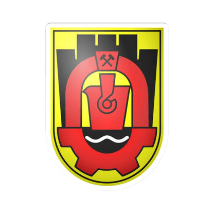 Pernik-coat-of-arms (Bulgaria) (Coat of Arms) STICKER Vinyl Kiss-Cut Decal 2 Inch White - The Sticker Space