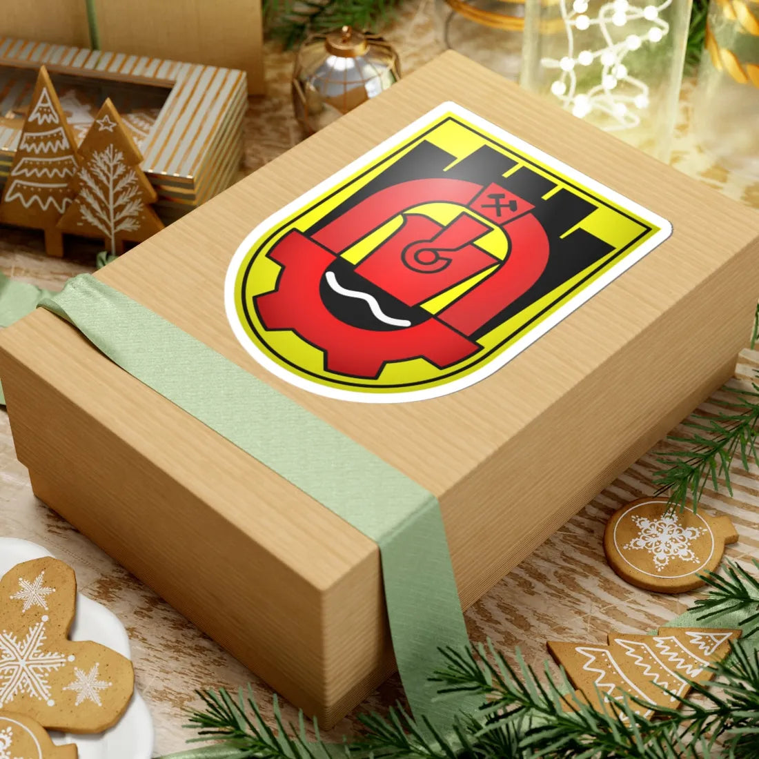 Pernik-coat-of-arms (Bulgaria) (Coat of Arms) STICKER Vinyl Kiss-Cut Decal - The Sticker Space