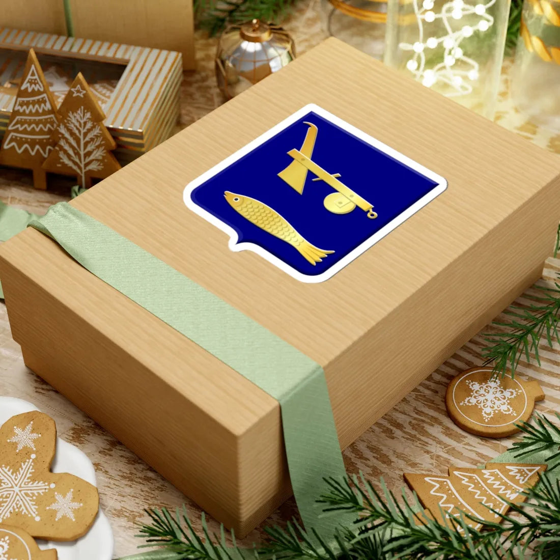 Pernis wapen (Netherlands) (Coat of Arms) STICKER Vinyl Kiss-Cut Decal - The Sticker Space