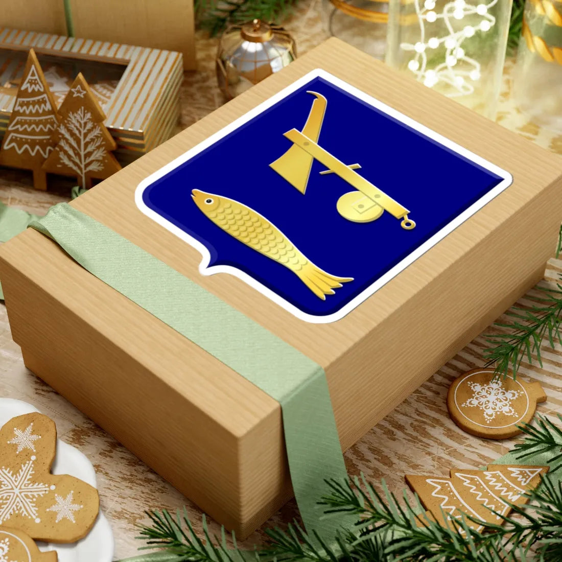 Pernis wapen (Netherlands) (Coat of Arms) STICKER Vinyl Kiss-Cut Decal - The Sticker Space