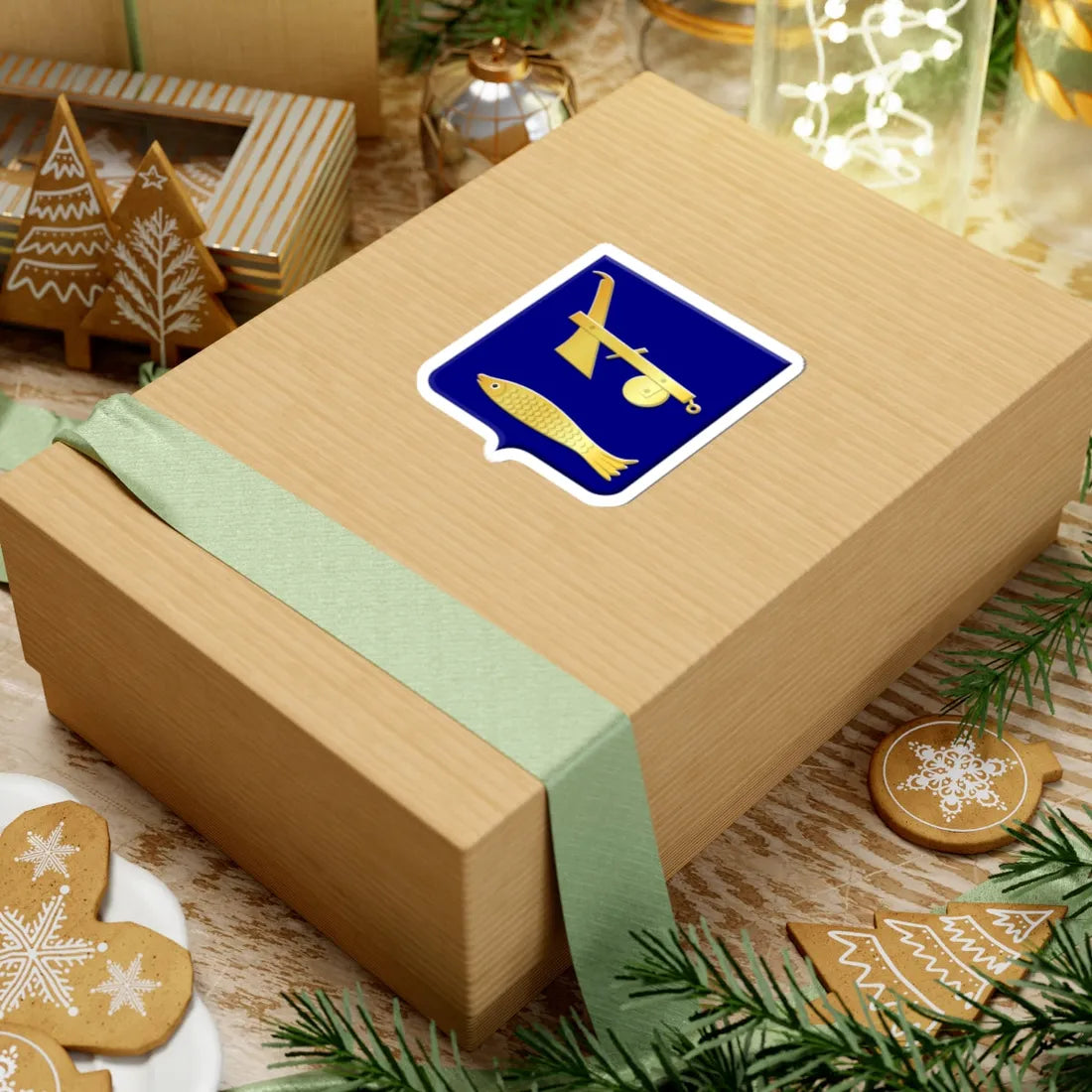 Pernis wapen (Netherlands) (Coat of Arms) STICKER Vinyl Kiss-Cut Decal - The Sticker Space