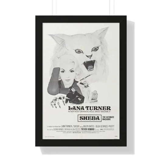 PERSECUTION 1974 - Framed Movie Poster 16″ x 24″ Black - The Sticker Space