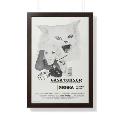 PERSECUTION 1974 - Framed Movie Poster 20" x 30" Walnut - The Sticker Space