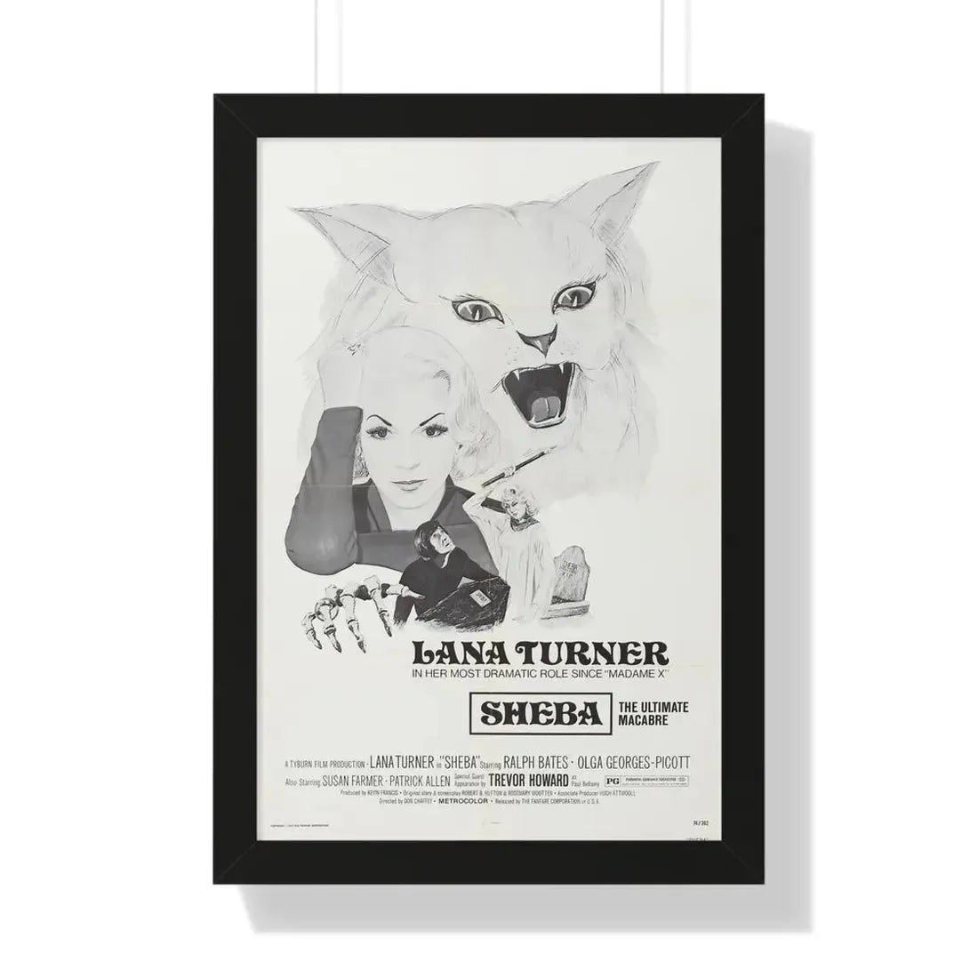 PERSECUTION 1974 - Framed Movie Poster - The Sticker Space