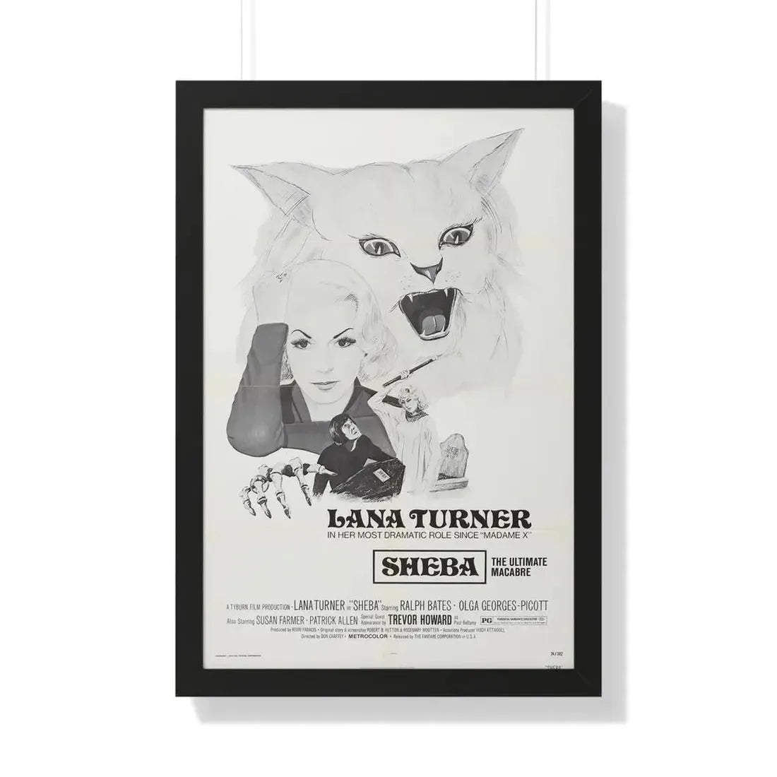 PERSECUTION 1974 - Framed Movie Poster - The Sticker Space