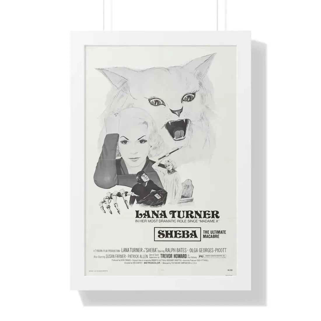 PERSECUTION 1974 - Framed Movie Poster - The Sticker Space