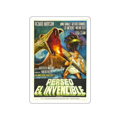 PERSEUS THE INVINCIBLE 1963 Movie Poster STICKER Vinyl Die-Cut Decal 4 Inch - The Sticker Space
