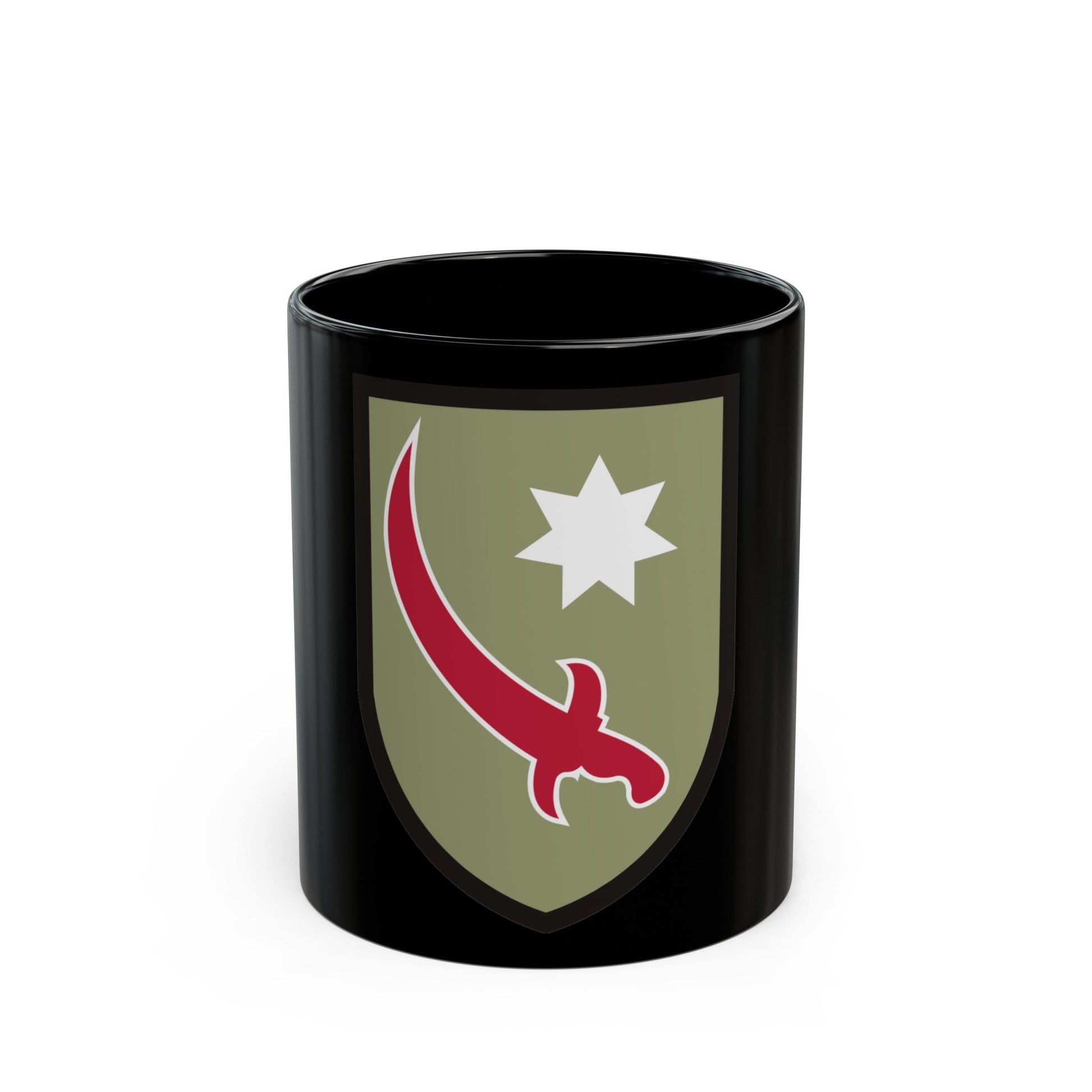 Persian Gulf Service Command (U.S. Army) Black Coffee Mug-11oz-The Sticker Space