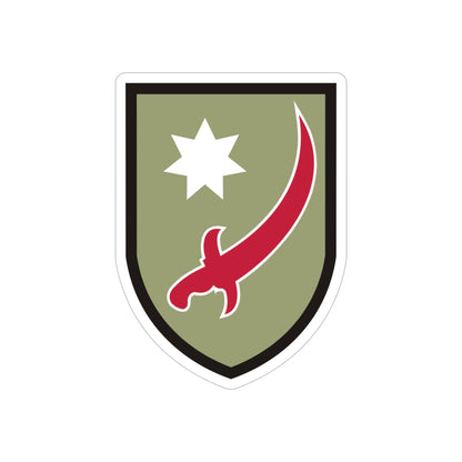 Persian Gulf Service Command (U.S. Army) REVERSE PRINT Transparent STICKER-5 Inch-The Sticker Space