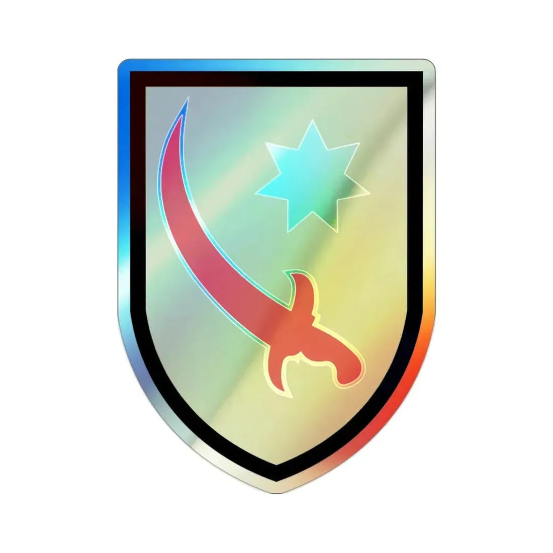 Persian Gulf Service Command (U.S. Army) Holographic STICKER Die-Cut Vinyl Decal 2 Inch Holographic - The Sticker Space