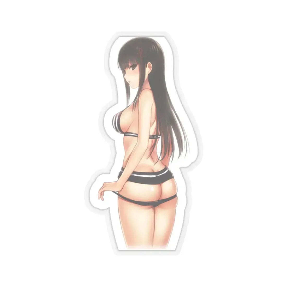 Persona 5 Tougou Hifumi (Anime/Ecchi) STICKER Vinyl Kiss-Cut Decal 3 Inch Transparent - The Sticker Space