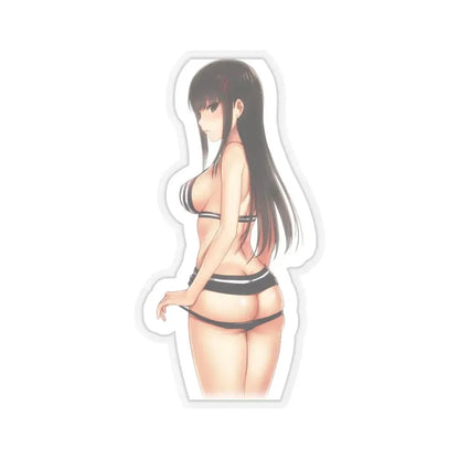 Persona 5 Tougou Hifumi (Anime/Ecchi) STICKER Vinyl Kiss-Cut Decal 3 Inch Transparent - The Sticker Space