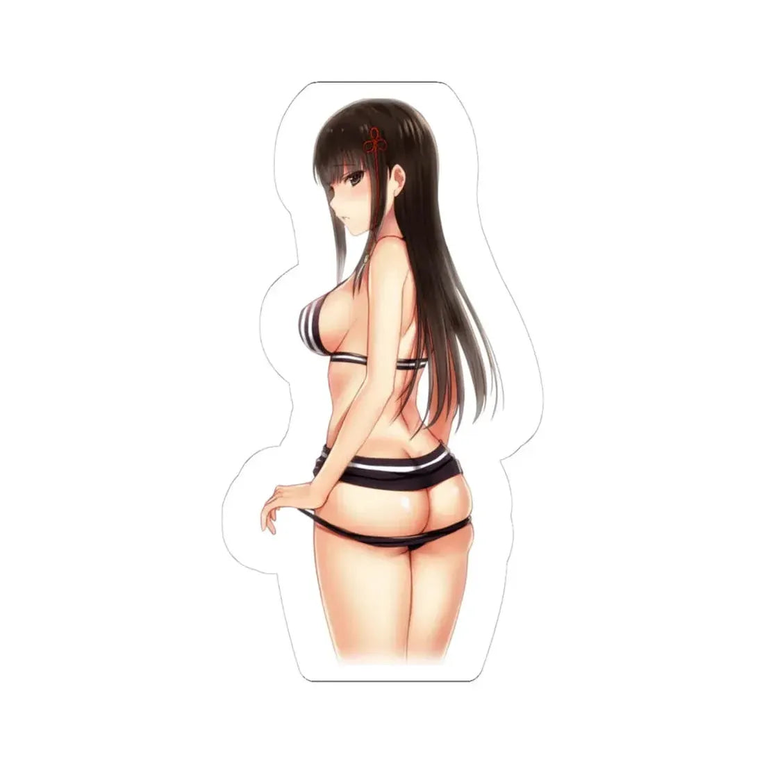 Persona 5 Tougou Hifumi (Anime/Ecchi) STICKER Vinyl Kiss-Cut Decal 6 Inch White - The Sticker Space