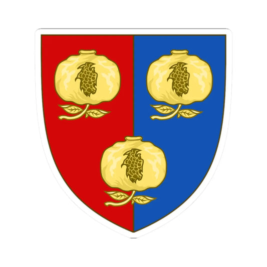 Personal Arms of Prince Frederic I (Argentina) (Coat of Arms) STICKER Vinyl Kiss-Cut Decal 2 Inch White - The Sticker Space