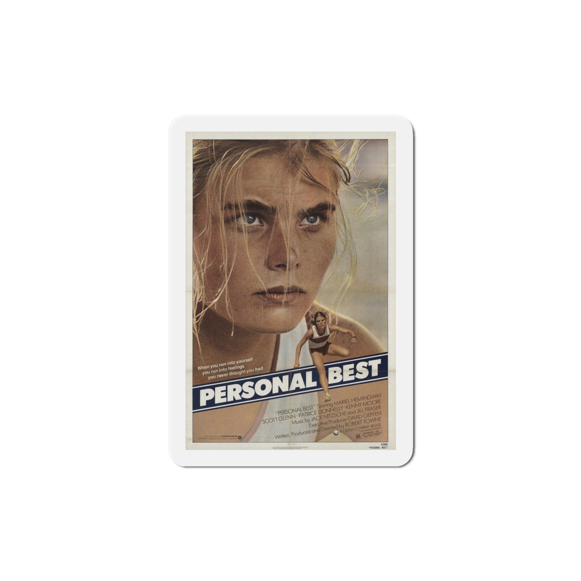 Personal Best 1982 Movie Poster Die-Cut Magnet-4" x 4"-The Sticker Space