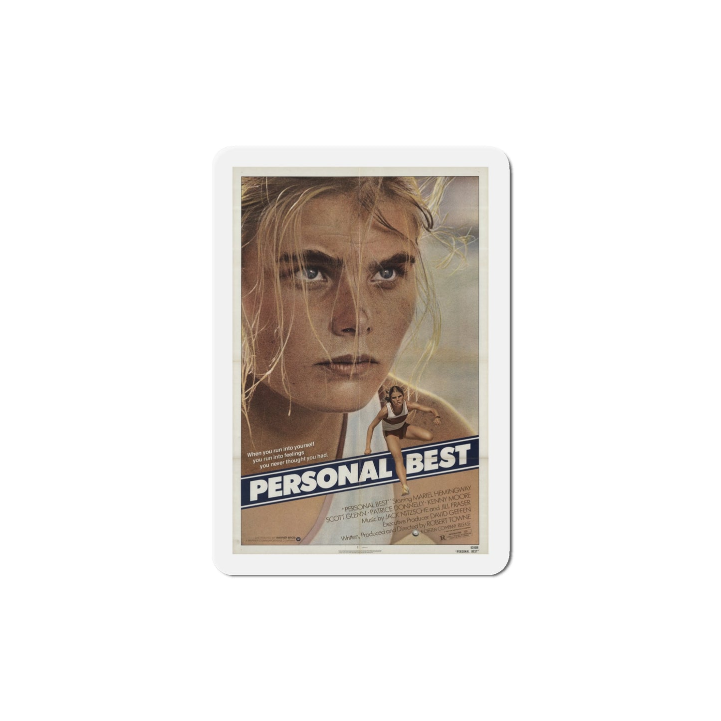 Personal Best 1982 Movie Poster Die-Cut Magnet-5" x 5"-The Sticker Space