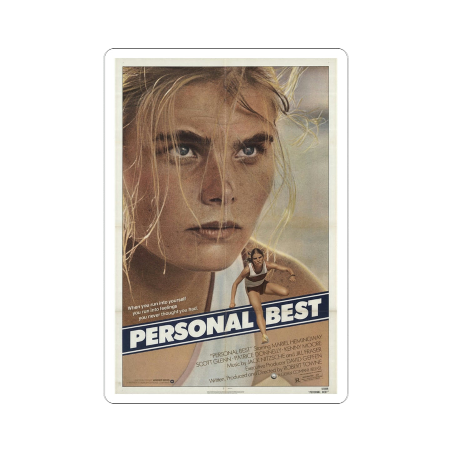 Personal Best 1982 Movie Poster STICKER Vinyl Die-Cut Decal-2 Inch-The Sticker Space