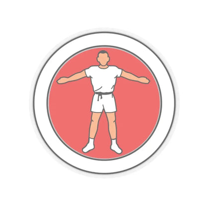 Personal Fitness (Boy Scout Merit Badge) STICKER Vinyl Kiss-Cut Decal 2 Inch Transparent - The Sticker Space