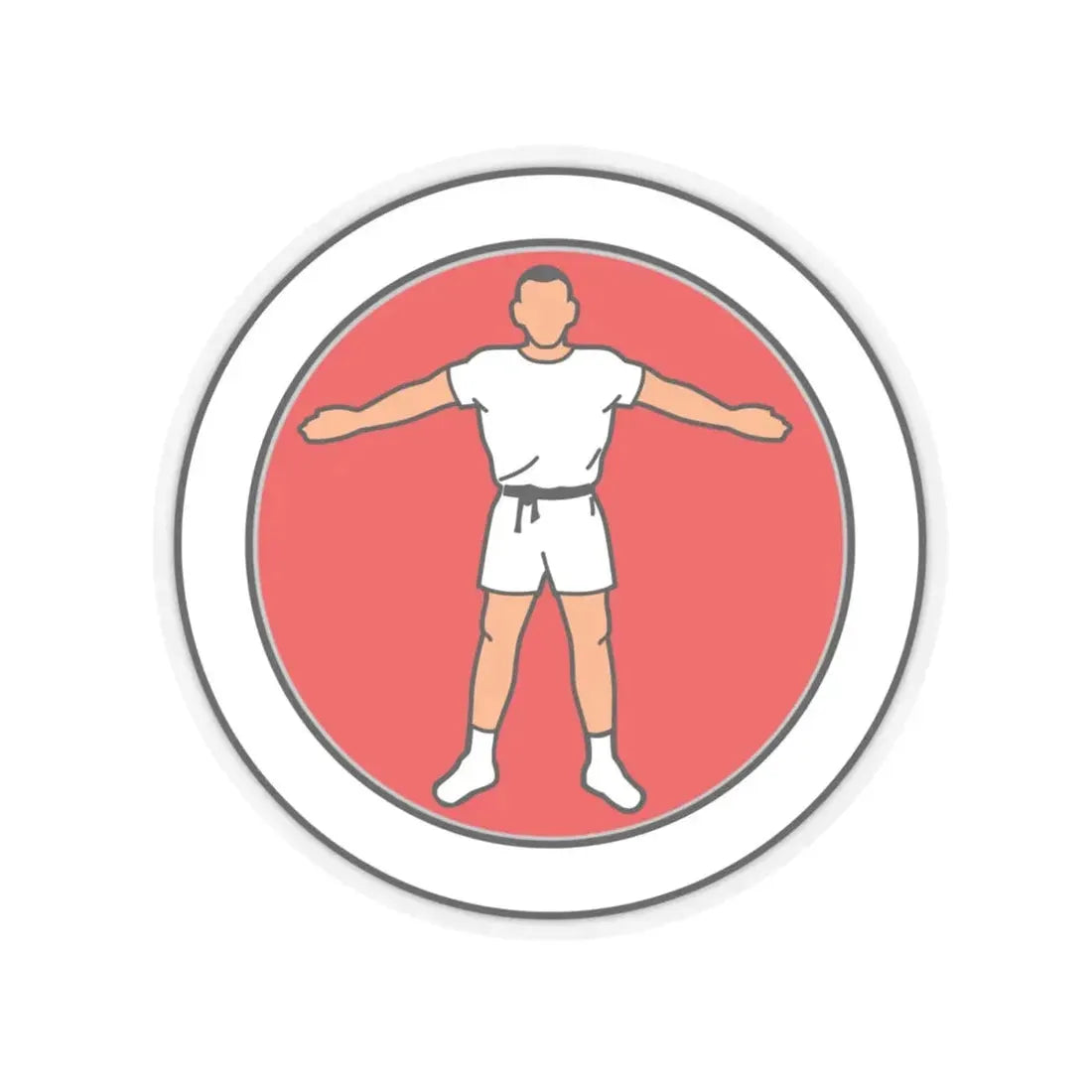 Personal Fitness (Boy Scout Merit Badge) STICKER Vinyl Kiss-Cut Decal 4 Inch Transparent - The Sticker Space