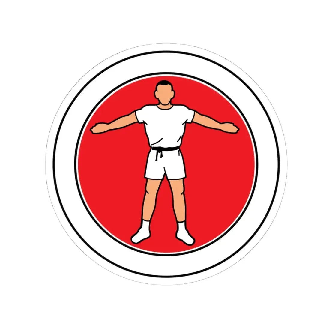 Personal Fitness (Boy Scout Merit Badge) STICKER Vinyl Kiss-Cut Decal 4 Inch White - The Sticker Space