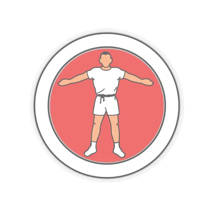 Personal Fitness (Boy Scout Merit Badge) STICKER Vinyl Kiss-Cut Decal 6 Inch Transparent - The Sticker Space