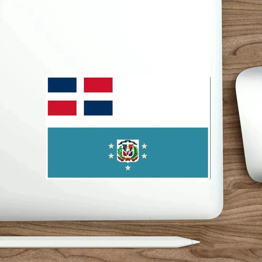 Personal flag of Generalissimo Rafael Trujillo STICKER Vinyl Die-Cut Decal - The Sticker Space