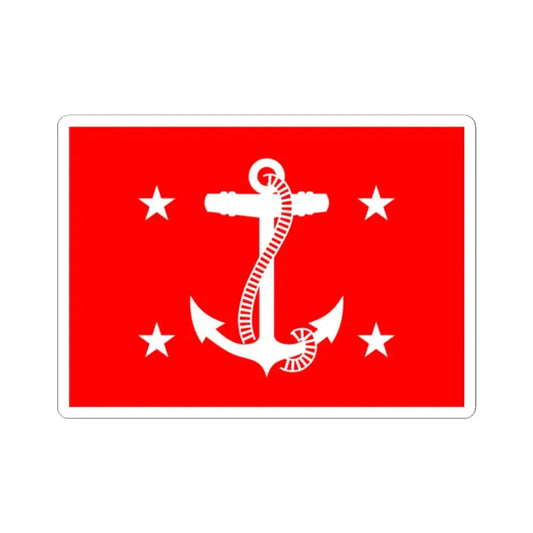 Personal Flag of the US Under Secretary of the Navy (United States) STICKER Vinyl Kiss-Cut Decal 2 Inch White - The Sticker Space