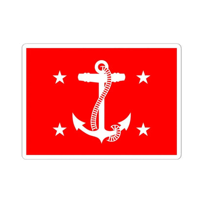 Personal Flag of the US Under Secretary of the Navy (United States) STICKER Vinyl Kiss-Cut Decal 3 Inch White - The Sticker Space