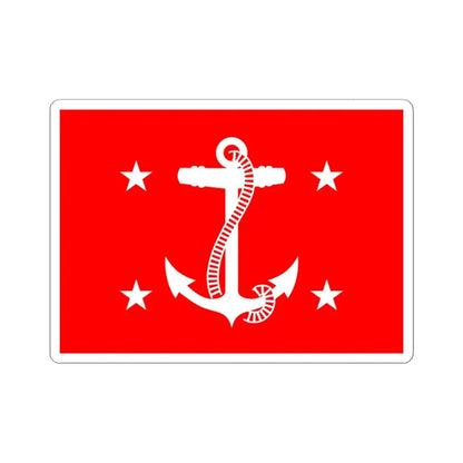 Personal Flag of the US Under Secretary of the Navy (United States) STICKER Vinyl Kiss-Cut Decal 4 Inch White - The Sticker Space