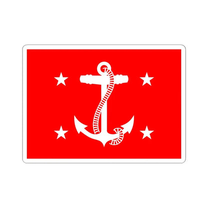 Personal Flag of the US Under Secretary of the Navy (United States) STICKER Vinyl Kiss-Cut Decal 6 Inch White - The Sticker Space