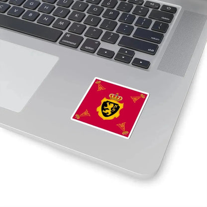 Personal Standard of King Albert II of Belgium (Belgium) STICKER Vinyl Kiss-Cut Decal - The Sticker Space