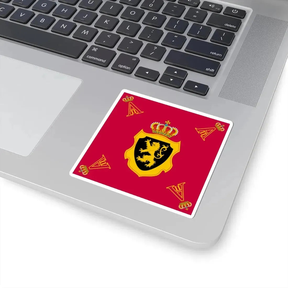 Personal Standard of King Albert II of Belgium (Belgium) STICKER Vinyl Kiss-Cut Decal - The Sticker Space