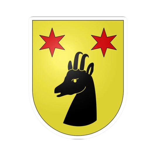 Personico-coat of arms (Switzerland) (Coat of Arms) STICKER Vinyl Kiss-Cut Decal 2 Inch White - The Sticker Space