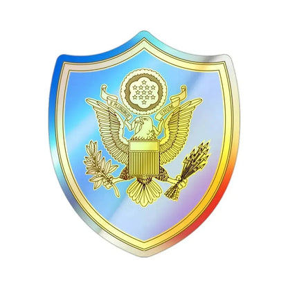Personnel Assigned to DOD and Joint Activities 2 (U.S. Army) Holographic STICKER Die-Cut Vinyl Decal 2 Inch Holographic - The Sticker Space