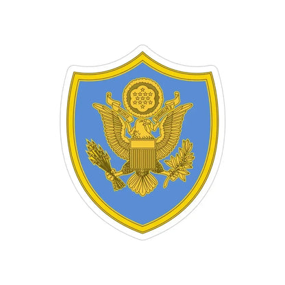 Personnel Assigned to DOD and Joint Activities 2 (U.S. Army) REVERSE PRINT Transparent Die-Cut STICKER 4 Inch Die-Cut Transparent - The Sticker Space