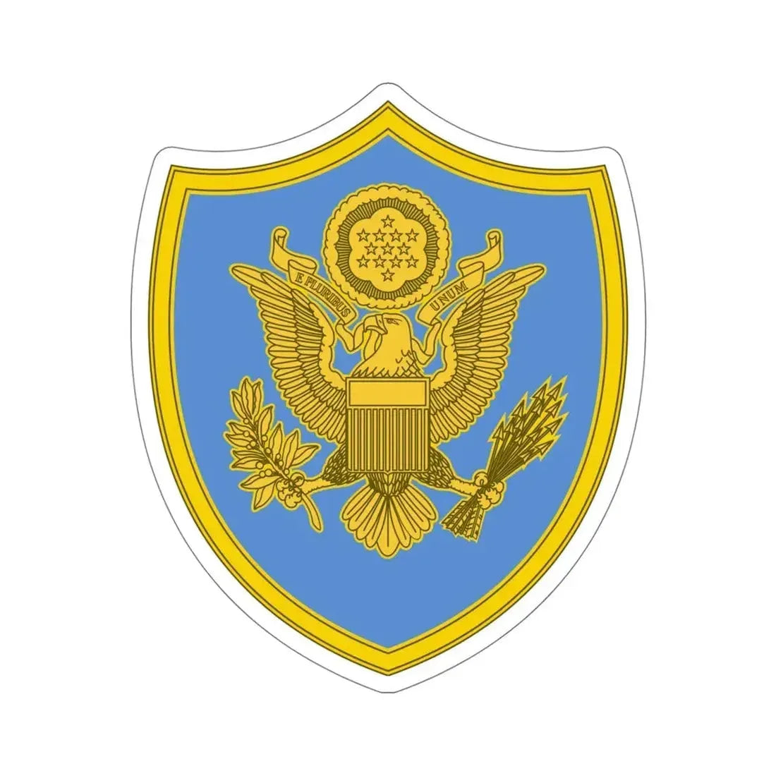 Personnel Assigned to DOD and Joint Activities 2 (U.S. Army) STICKER Vinyl Die-Cut Decal 5 Inch - The Sticker Space