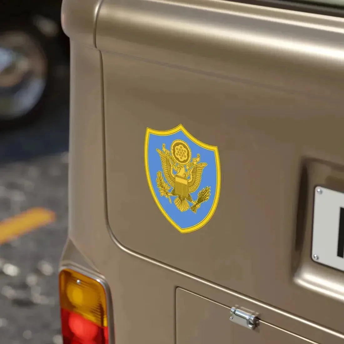 Personnel Assigned to DOD and Joint Activities 2 (U.S. Army) Transparent STICKER Die-Cut Vinyl Decal - The Sticker Space