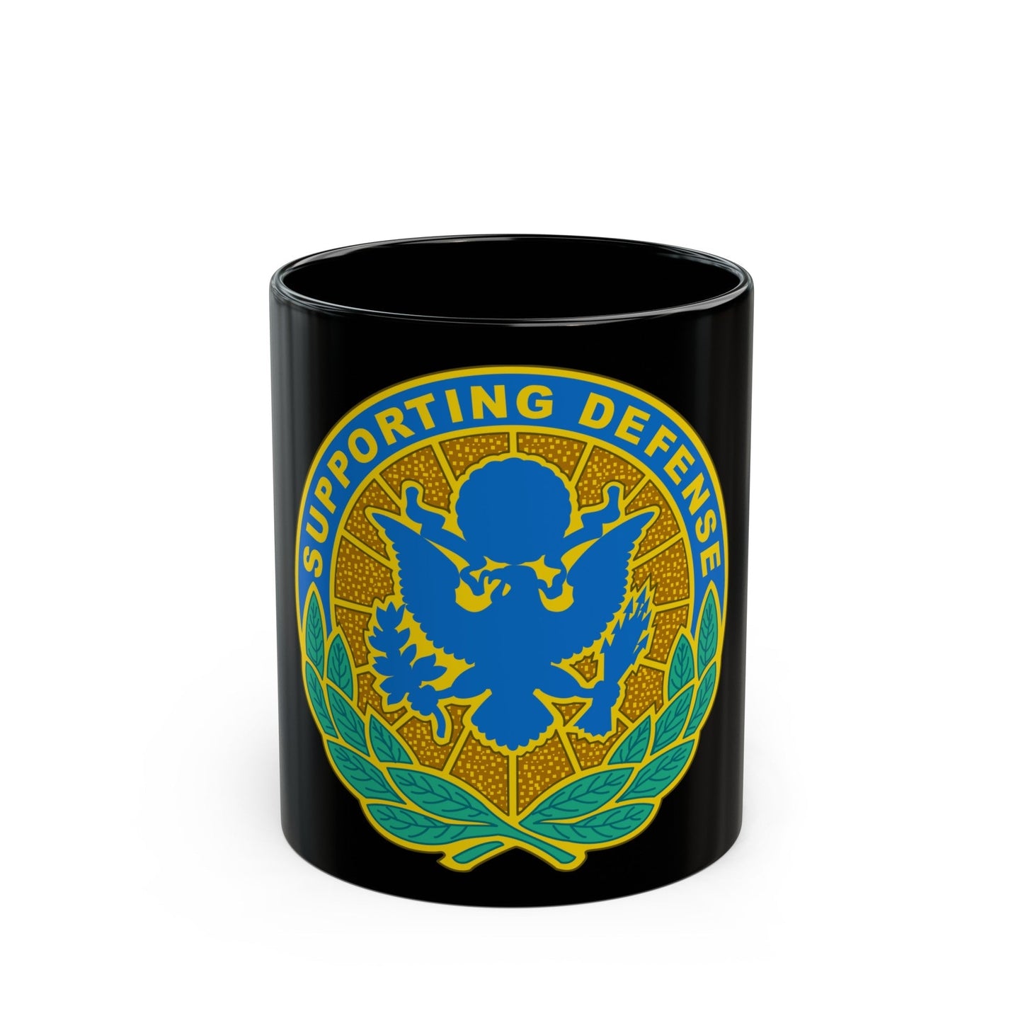 Personnel Assigned to DOD and Joint Activities (U.S. Army) Black Coffee Mug-11oz-The Sticker Space