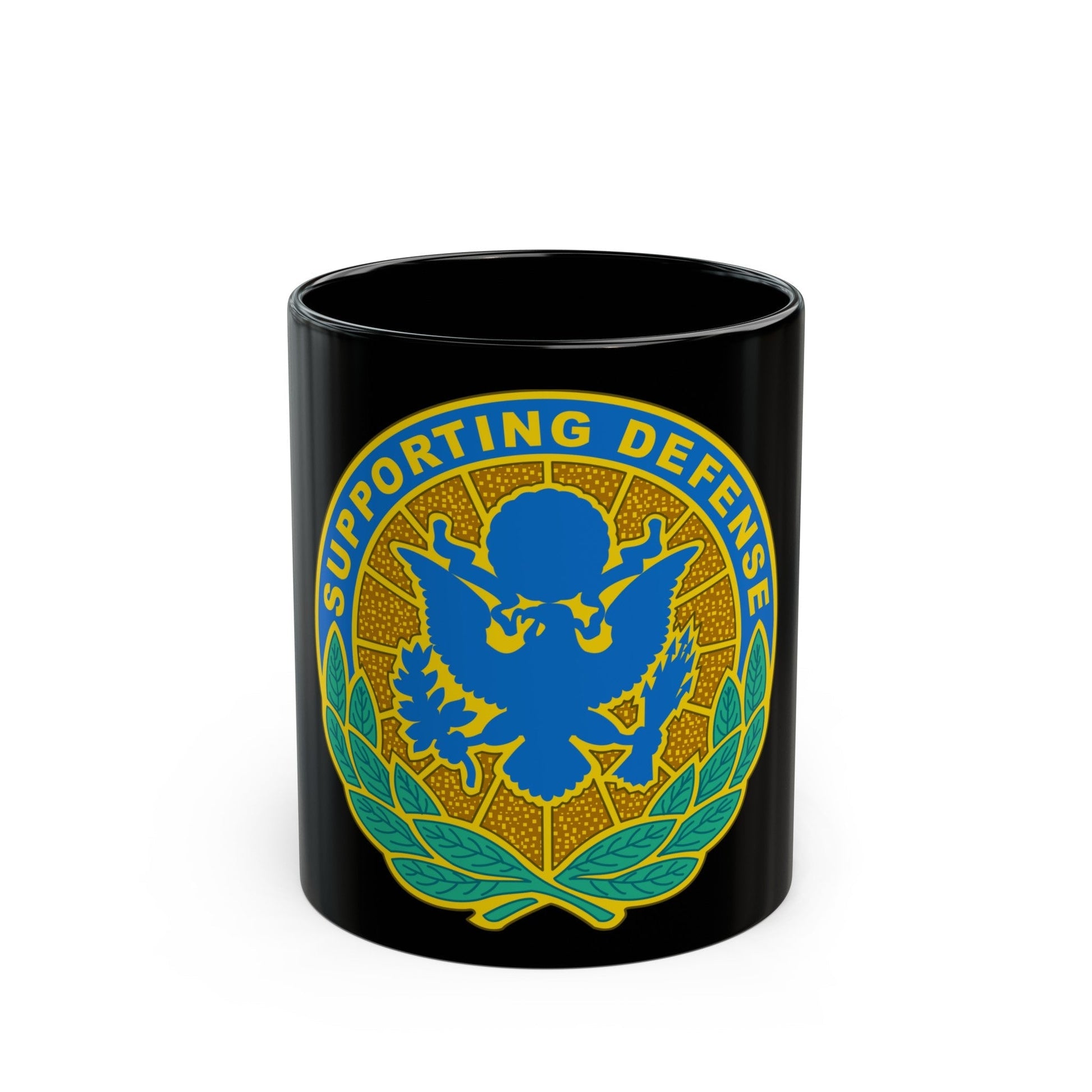 Personnel Assigned to DOD and Joint Activities (U.S. Army) Black Coffee Mug-11oz-The Sticker Space