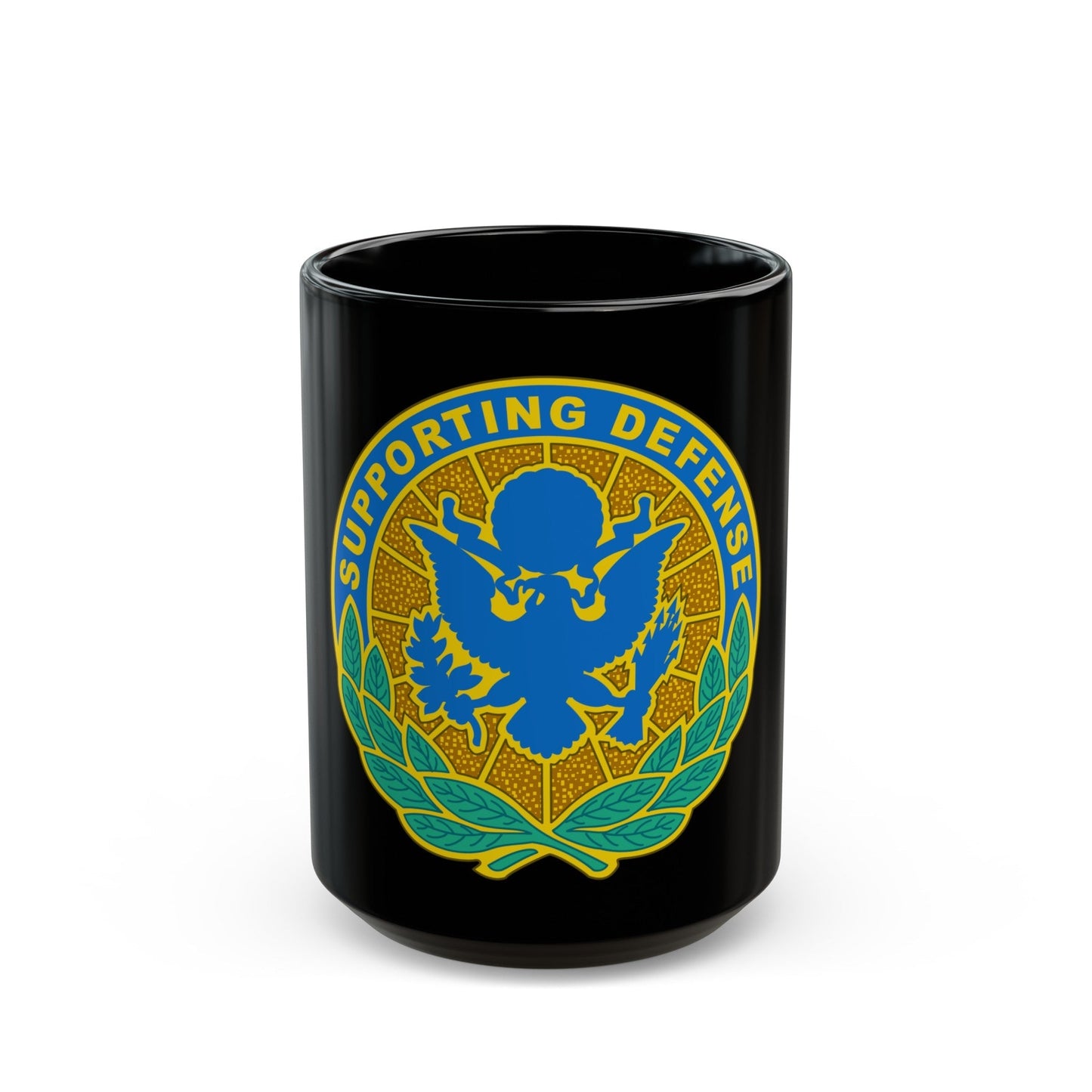 Personnel Assigned to DOD and Joint Activities (U.S. Army) Black Coffee Mug-15oz-The Sticker Space