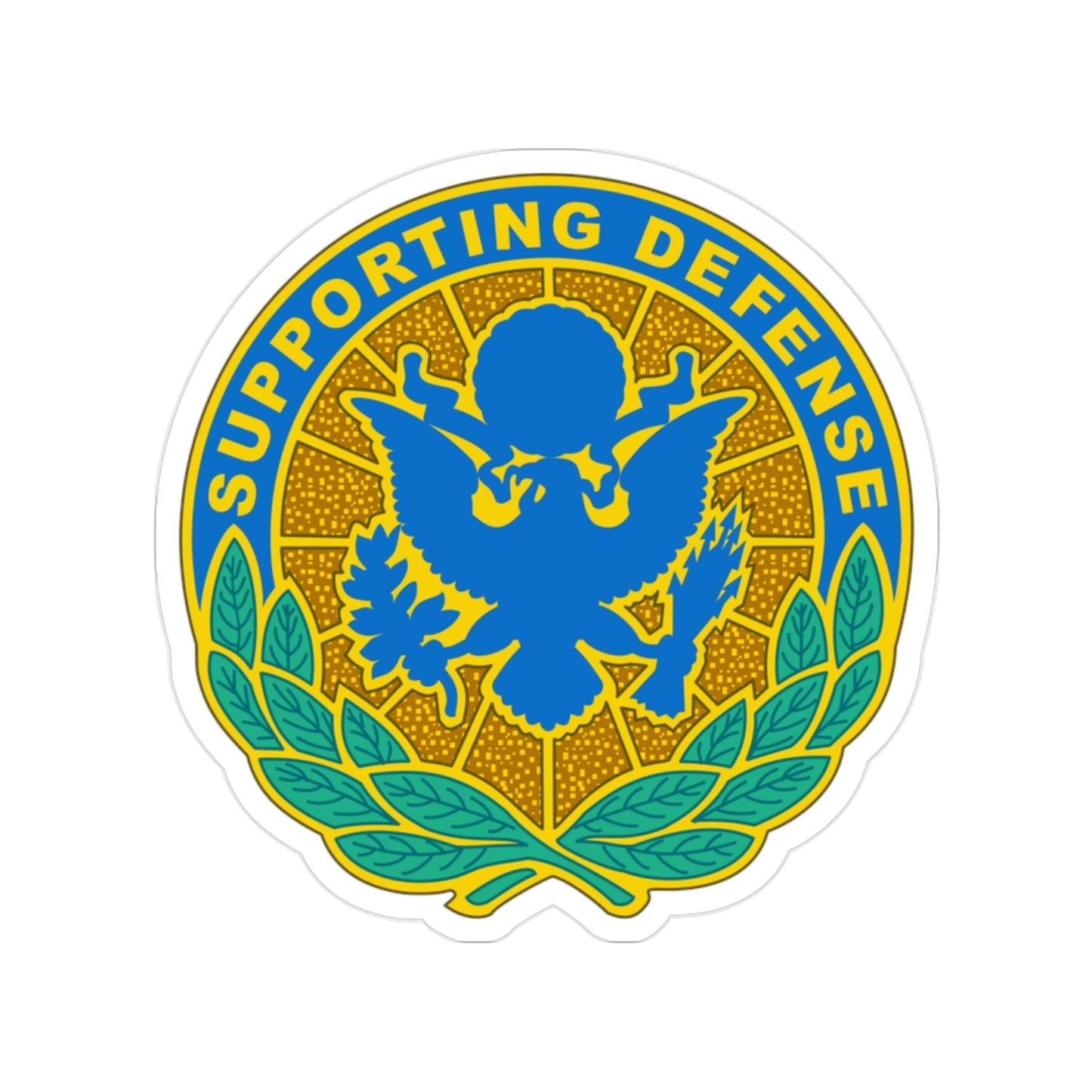 Personnel Assigned to DOD and Joint Activities (U.S. Army) Transparent STICKER Die-Cut Vinyl Decal-2 Inch-The Sticker Space