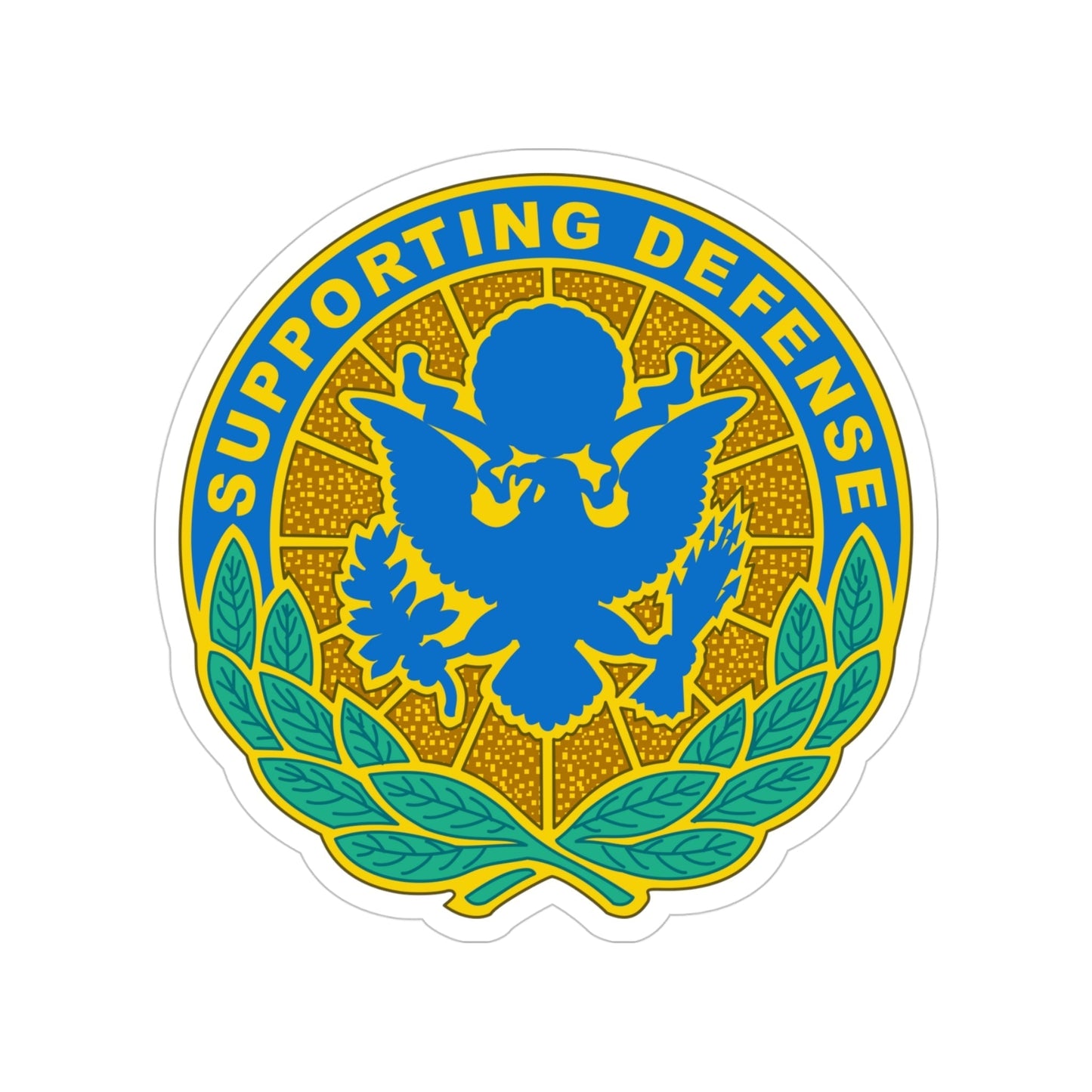 Personnel Assigned to DOD and Joint Activities (U.S. Army) Transparent STICKER Die-Cut Vinyl Decal-4 Inch-The Sticker Space