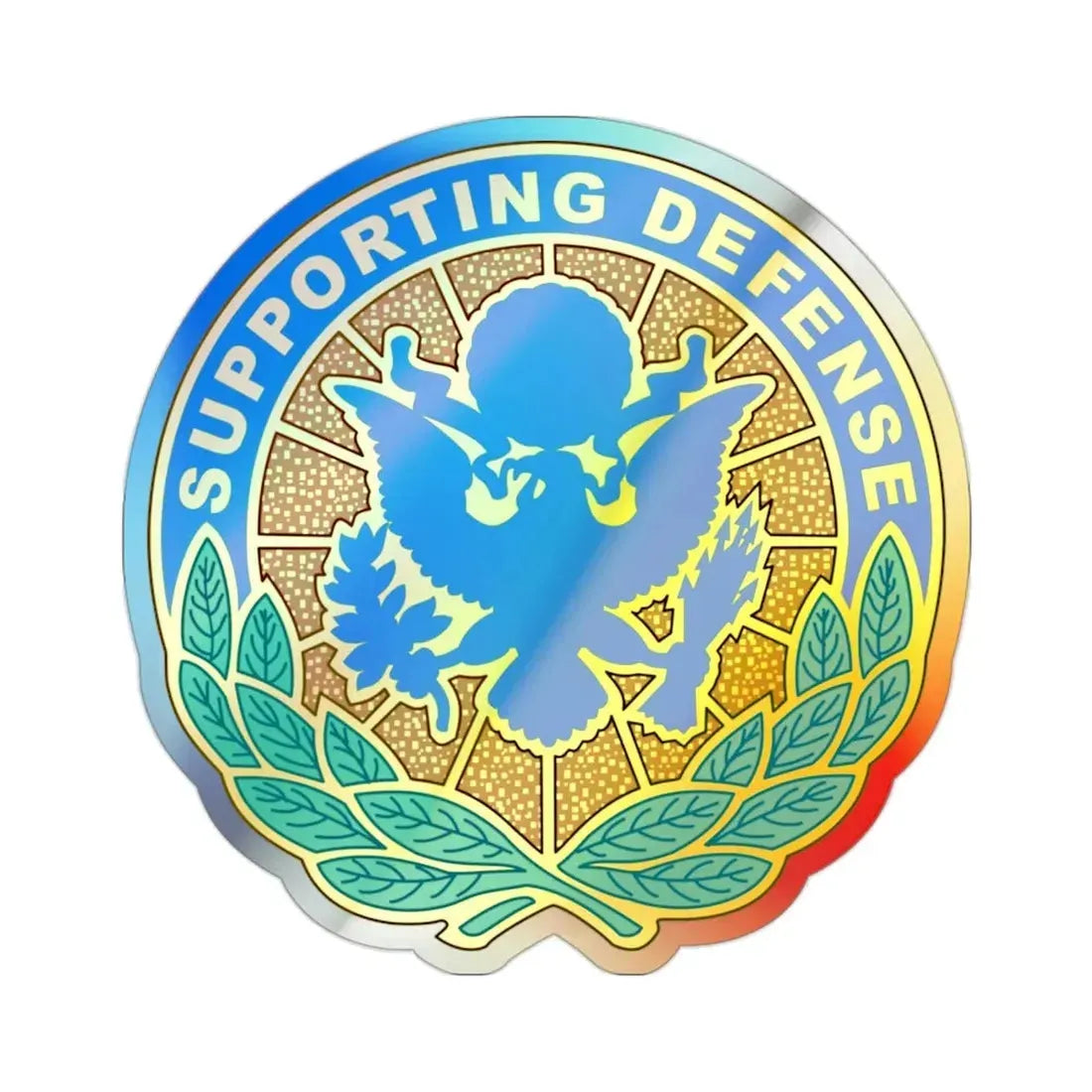 Personnel Assigned to DOD and Joint Activities (U.S. Army) Holographic STICKER Die-Cut Vinyl Decal - The Sticker Space