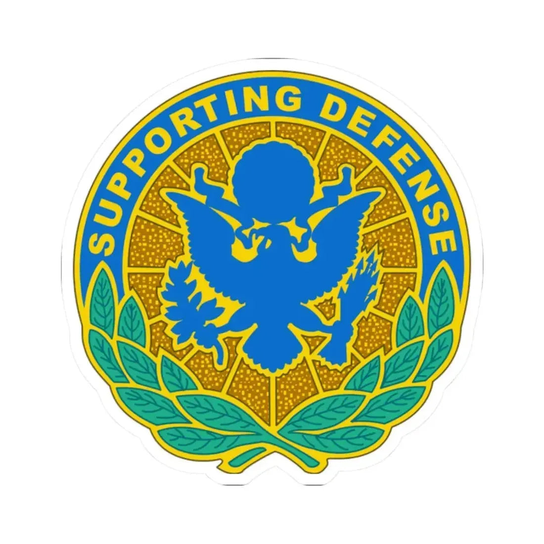 Personnel Assigned to DOD and Joint Activities (U.S. Army) STICKER Vinyl Kiss-Cut Decal 2 Inch White - The Sticker Space