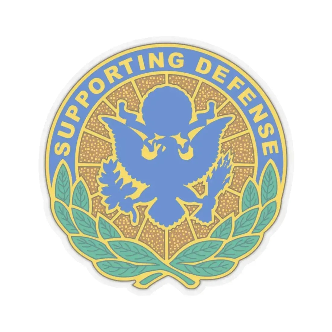 Personnel Assigned to DOD and Joint Activities (U.S. Army) STICKER Vinyl Kiss-Cut Decal 4 Inch Transparent - The Sticker Space