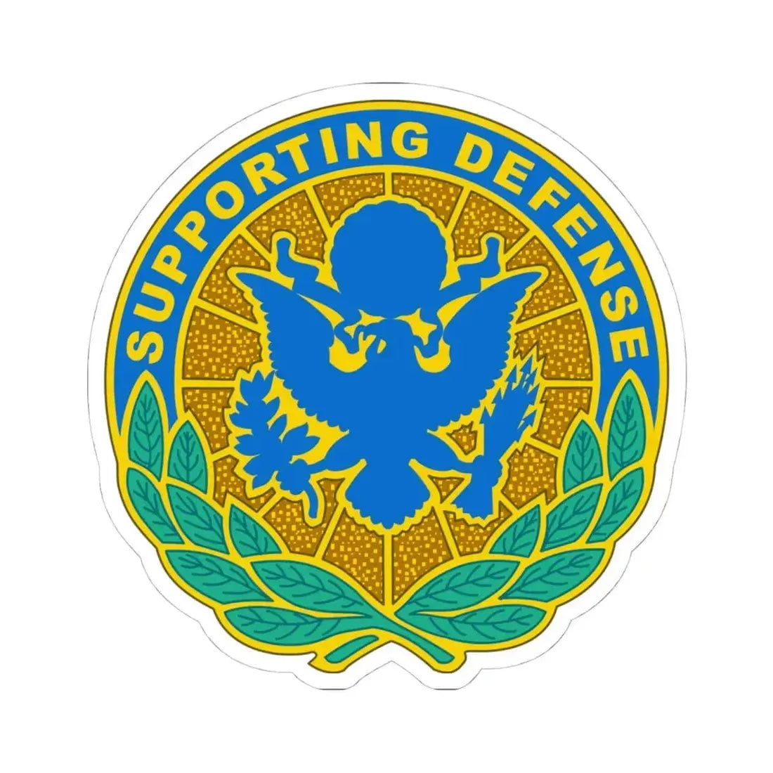 Personnel Assigned to DOD and Joint Activities (U.S. Army) STICKER Vinyl Kiss-Cut Decal 4 Inch White - The Sticker Space