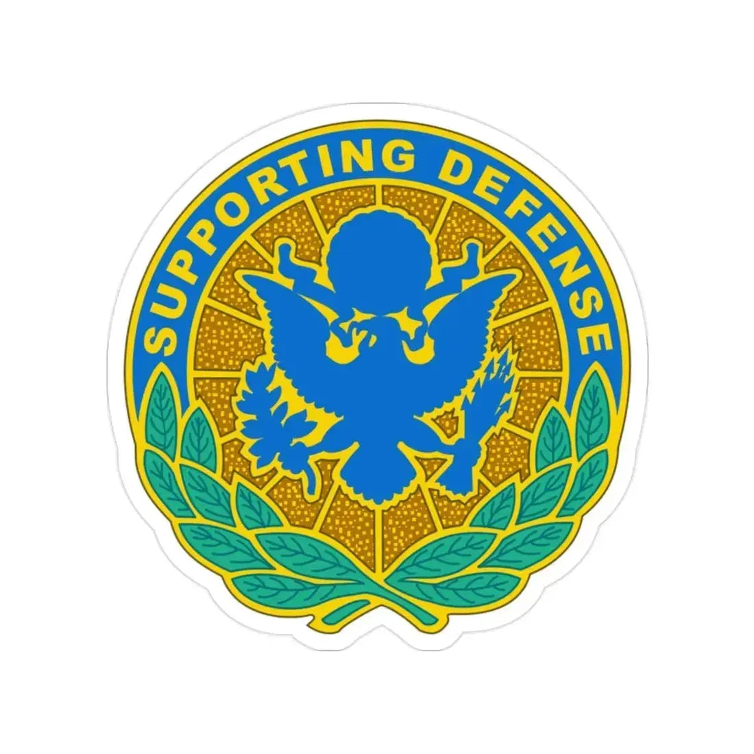 Personnel Assigned to DOD and Joint Activities (U.S. Army) Transparent STICKER Die-Cut Vinyl Decal 2 Inch - The Sticker Space